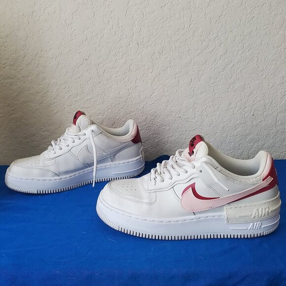 Air Force 1 Double Vision Phantom / Echo Pink / Gym Red - Picture 4 of 12